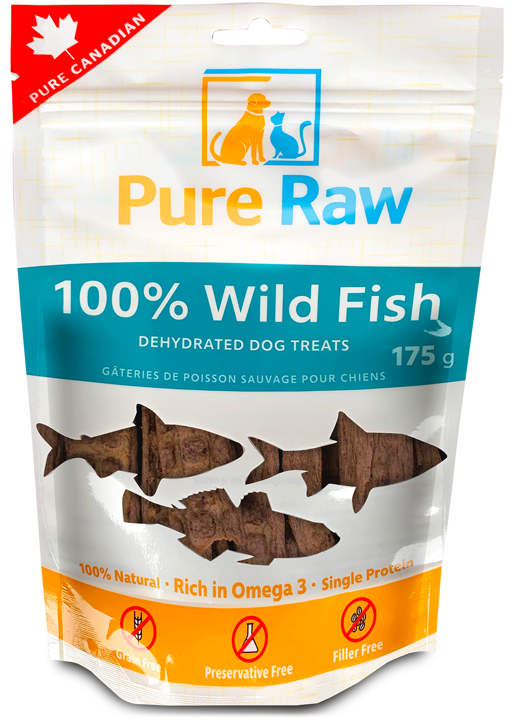 Dehydrated Dog Treats - Fish - Front